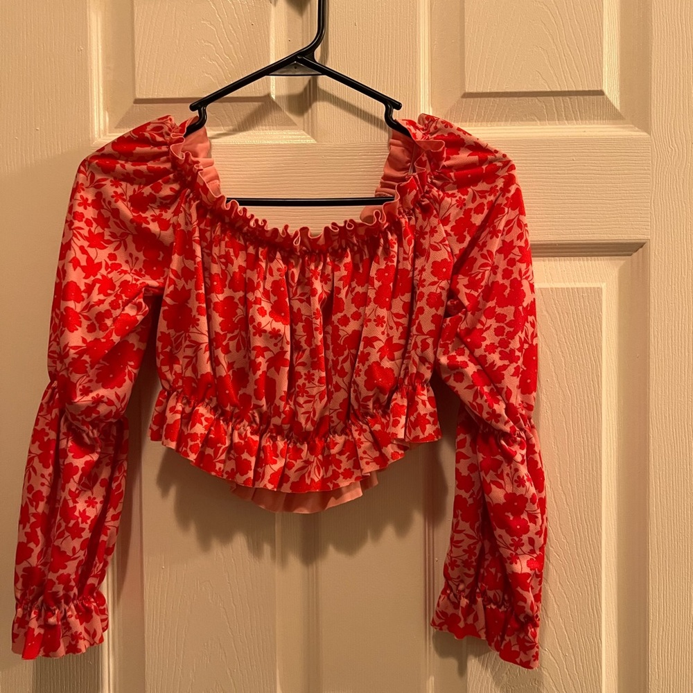 Floral crop top
